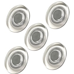 Visionchart Super Magnets For Glass Boards 30mm Clear Pack of 5