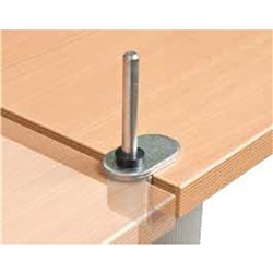 Sylex Ice Screen Desk Edge Clamp  Silver