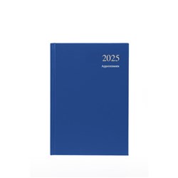 Collins Essential Appointment Diary A5 Day To Page Blue