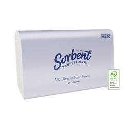 Sorbent Professional TAD UltraslimÂ Hand Towel 1 Ply 150 Sheets Carton Of 16