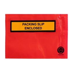 Marbig Professional Packing Slip Envelope 165mm x 115mm Red Box Of 1000