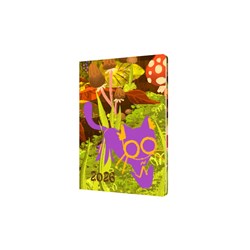 Collins Bella Ramsey Cat Diary A5 Week To View Mushroom 