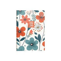 Upward Fashion Diary A5 Week To View Begonia 