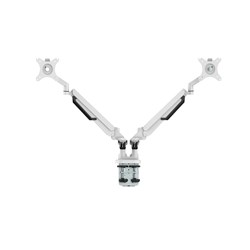 OLG Slingshot Dual Monitor Arm White 