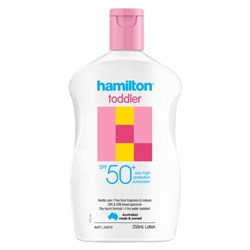 Hamilton Toddler Sunscreen SPF50+ 250ml Roll On Box Of 6 
