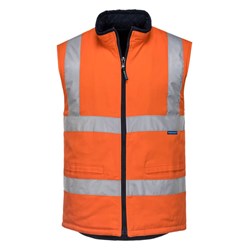 Portwest Hi-Vis Reversible Vest XL Orange 