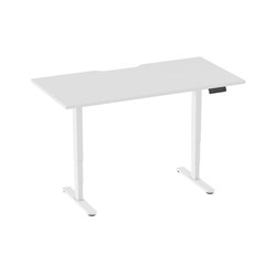 Ergovida Electric Sit-Stand Desk Dual Motor Scallop Top 1500Wx750Dx600-1250mmH Wht/Wht