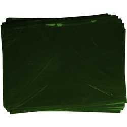 Rainbow Cellophane 750mm x 1m Dark Green Pack Of 25