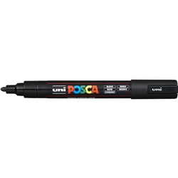 Uni Posca PC-5M Paint Marker Medium 2.5mm Bullet Tip  Black