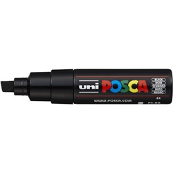 Uni Posca PC-8K Paint Marker Broad 8mm Chisel Tip  Black