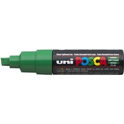 Uni Posca PC-8K Paint Marker Broad 8mm Chisel Tip  Green