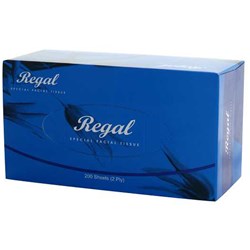 Regal Facial Tissues 2 Ply 200 Sheets  