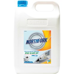 Northfork Hospital Grade Disinfectant Spray On Wipe Off Surface Cleaner 5 Litres