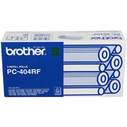 Brother PC-404RF Fax Refill Roll 4 Pack