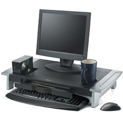 Fellowes Office Suites  Premium Monitor Riser Black/Silver