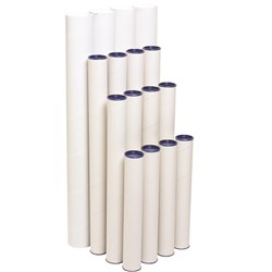 Marbig Mailing Tubes 60mm x 600mm Pack Of 4 