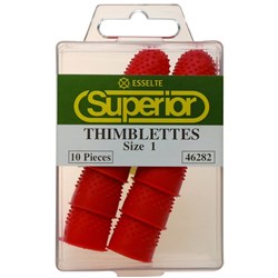 Esselte Superior Thimblettes Size 1 Red Box Of 10