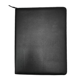 Collins Executive Portfolio A4 Zippered PU Black 
