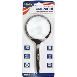 Helix Magnifying Glass Round 75mm Diameter 2x Magnification