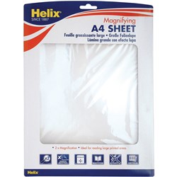 Helix Magnifying Sheet A4 With 2 x Magnification 