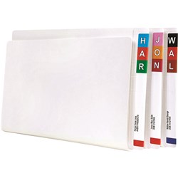 Avery Lateral Shelf Files With Permclip Fastener Foolscap White Box Of 100