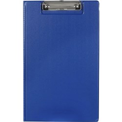 Marbig PVC Clipfolder Foolscap Blue 