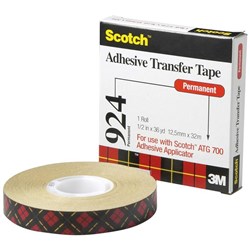 Scotch 924 Transfer Tape ATG 12.7x32.9m  