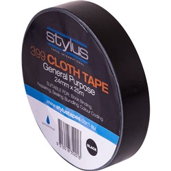 Stylus 399 Cloth Tape 24mmx25m Black  