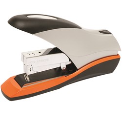 Rexel Optima Stapler Full Strip 70 Sheet Capacity Orange And Silver