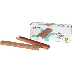 Rexel Copper Staples No.56 26/6 Box Of 5000 