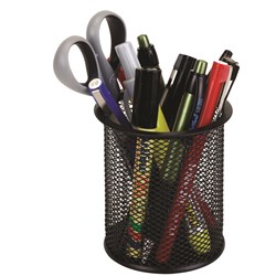 Esselte Mesh Pencil Cup Black   