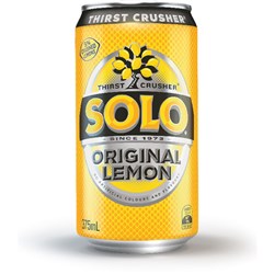 Solo Original Lemon 375ml Can Pack Of 24 