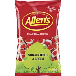 Allen's Strawberries & Cream 1.3kg Bag 