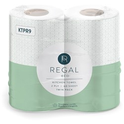 Premier Paper Towels 2 Ply 60 Sheets Pack of 2  