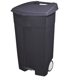 Compass Wheelie Bin with Pedal Grey 120 Litres  