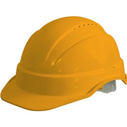 Maxisafe Vented Hard Hat Sliplock Harness Orange 