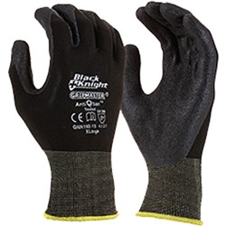 Maxisafe Black Knight Gripmaster Gloves Small Black 