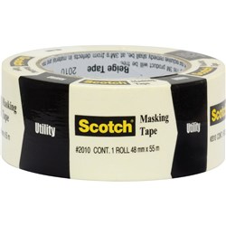 Scotch 2010 Masking Tape 48mmx55m General Purpose Beige  